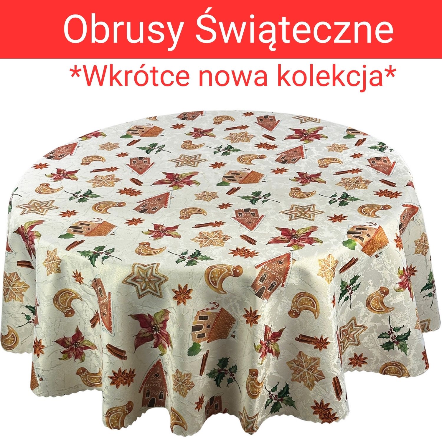 Piękne Obrusy Świąteczne