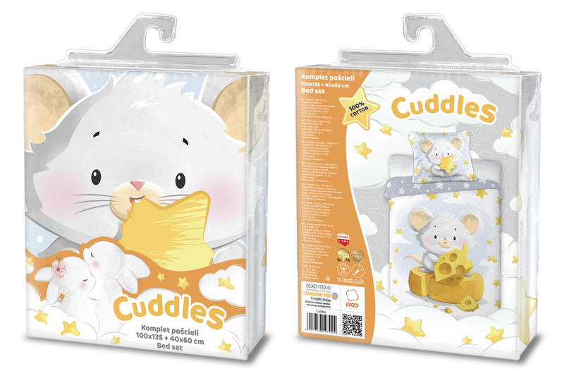 Pościel Dziecięca 100x135+40x60 017 Myszka