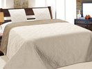 Dwustronna Narzuta Vigo II Cappuccino Ecru 35 220x240+2x40x40