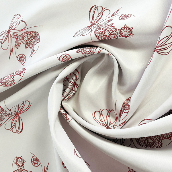 Dwustronne Bieżniki i Serwety Plamoodporne Świąteczny Boże Narodzenie Bordowa Bombka