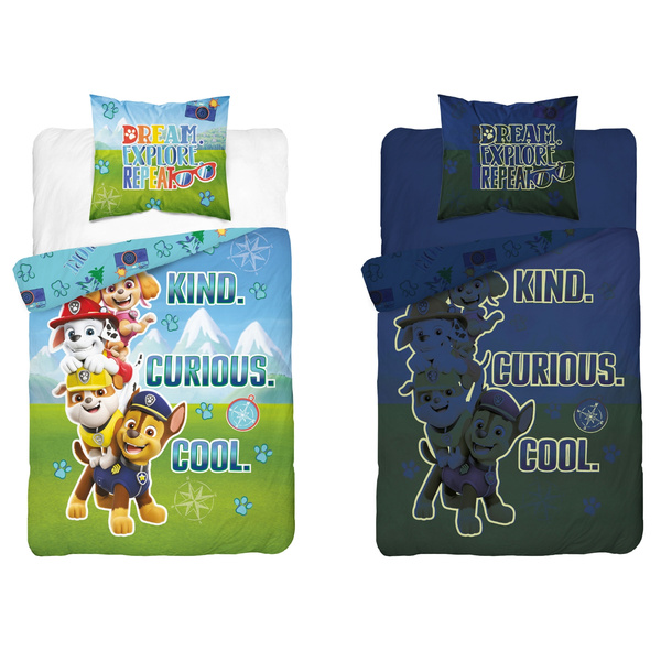 Pościel Psi Patrol 140x200+70x80 PAW PATROL 26 FLUO