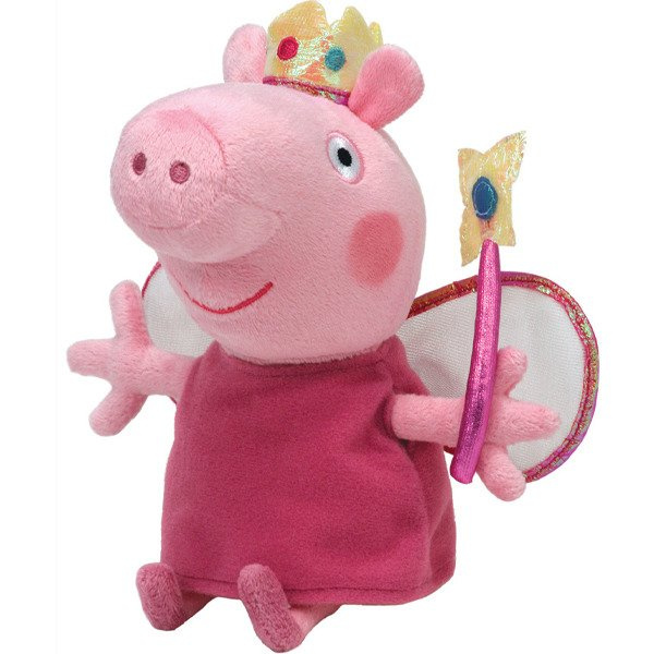 Pluszak TY Beanie Babies Księżniczka Świnka Peppa 15 cm 