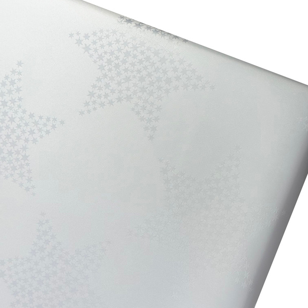 Obrus Plamoodporny Świąteczny Boże Narodzenie Gwiazdy Z-3500 Biały