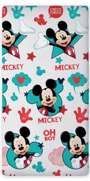 Prześcieradło Bawełniane Disney Mickey Mouse 04 90x200 cm
