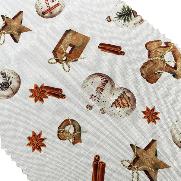 Bieżnik Plamoodporny Boże Narodzenie Wooden Story