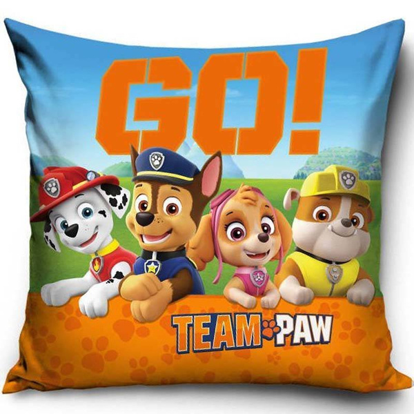 Poduszka Psi Patrol PAW183004 40x40 cm Go! Team Paw Zestaw