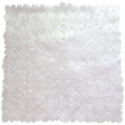 Antypoślizgowa Mata do Brodzika Stone Biała 52x52 cm