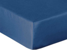 Prześcieradło Bawełniane z Gumką Satynowe Niebieskie 11