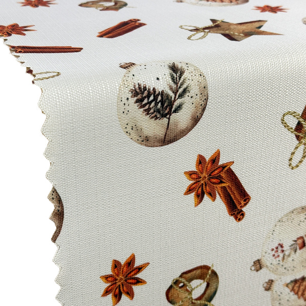 Bieżnik Plamoodporny Boże Narodzenie Wooden Story