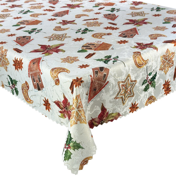 Obrus Plamoodporny Druk Boże Narodzenie Ginger Time