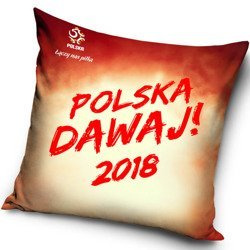 Poszewka PZPN171046 Polska Dawaj 40x40 cm