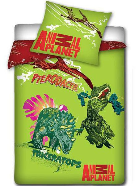 Pościel Bawełniana Animal Planet Dinosaur