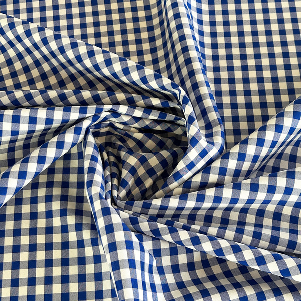 Obrus Plamoodporny Greta Druk Krata Niebieski