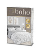 Komplet Pościeli Satyna Bawełniana 140x200+70x90 Boho 009 Litery