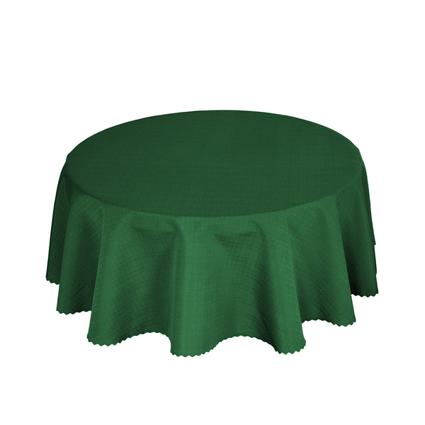 Obrus Plamoodporny Premium Zielony Okrągły
