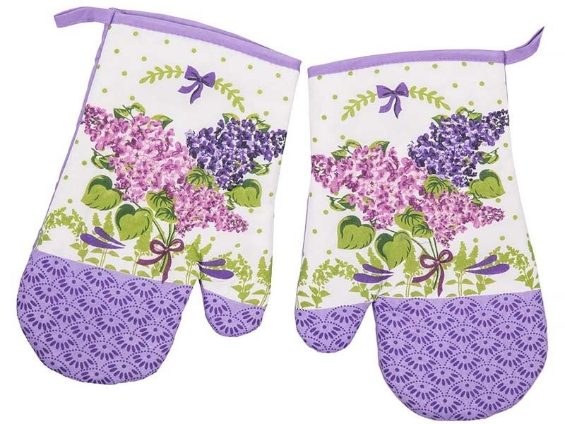 Rękawice Kuchenne z Magnesem Flower II F9080