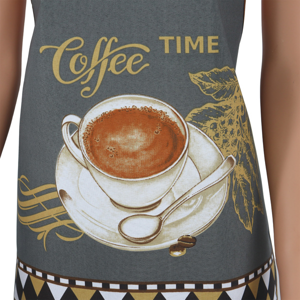 Fartuszek Kuchenny i 2 Rękawice Kuchenne Coffee II 0418FS38 Zestaw