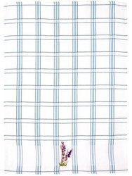 Bawełniane Ścierki Kuchenne Lavender Biało-Niebieskie 45x65 cm