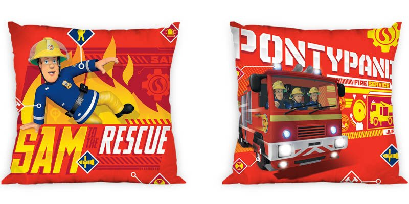 Poszewka Dwustronna Strażak Sam 003 40x40 cm