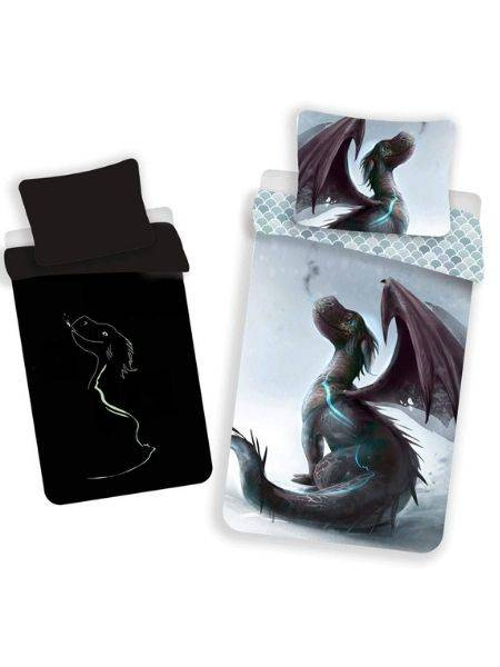 Pościel Bawełniana Smok Dragon Glow Set