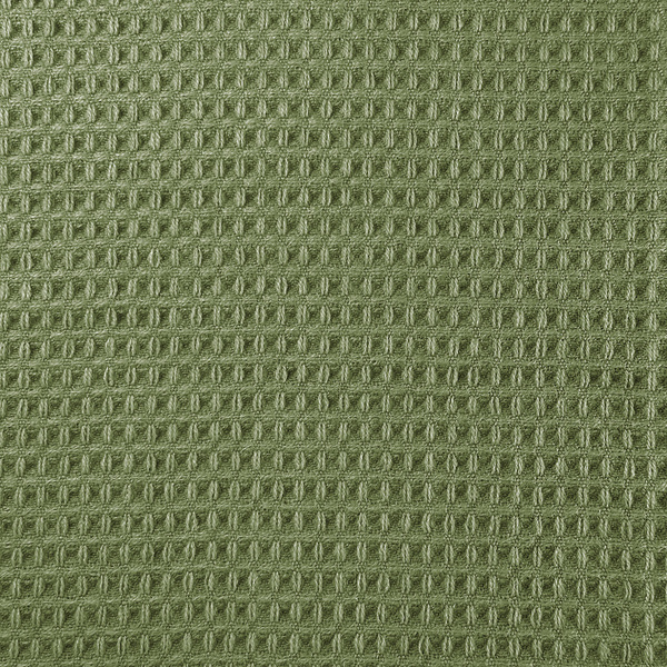 Koc Żakardowy Alta z Frędzlami Struktura Wafla Zielony 150x200 cm