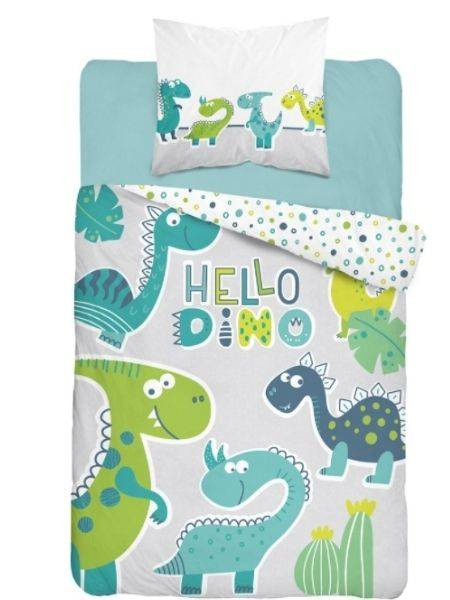 Pościel Bawełniana Dinozaur DINO 3178A Glow