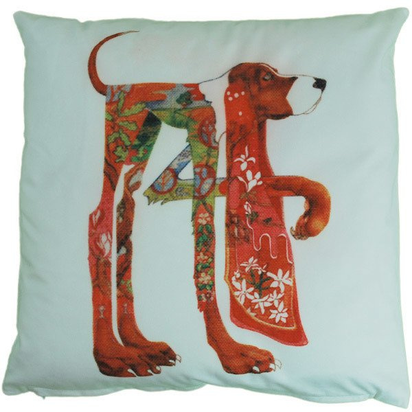 Poduszka Welurowa 3D Pies 45x45 cm Zestaw