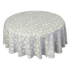 Obrus Plamoodporny Boże Narodzenie Szary Choinki Z-3206 Okrągły