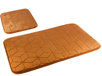 Dywaniki Łazienkowe Sumba Jasny Brąz 31- Dwuczęściowy