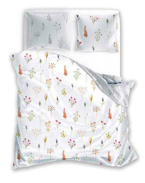 Komplet Pościeli Satyna Bawełniana 220x200+ 2x70x80 Milagro Verde 022