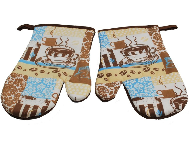 Rękawice Kuchenne z Magnesem Cappuccino II 9116B