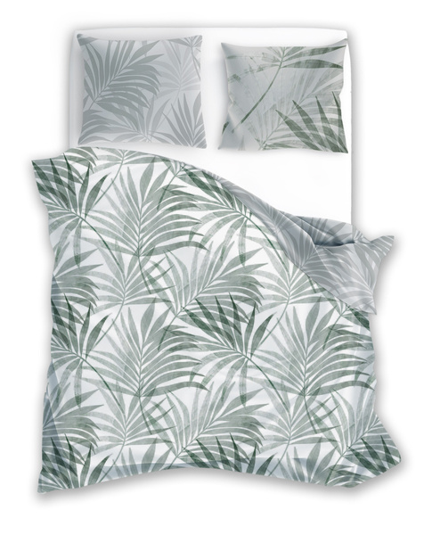 Komplet Pościeli Satyna Bawełniana 160x200+ 2x70x80 Milagro Verde 004