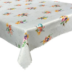 Obrus Plamoodporny Druk Wielkanoc Szary Zając