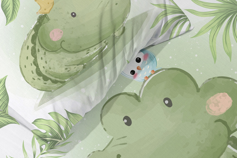 Pościel Dziecięca 100x135+40x60 016 Krokodyl