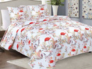 Dwustronna Narzuta TAVIRA BJ-064 Flamingos 180x220+2x40x40