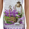 Fartuszek Kuchenny i 2 Rękawice Kuchenne Lavender II F319113B Zestaw