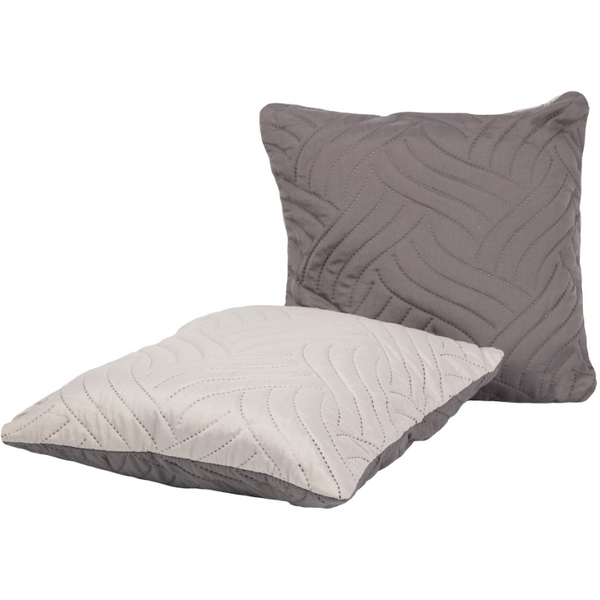 Poszewka Vigo II Ciemno Szara-Srebrna 11 40x40 cm