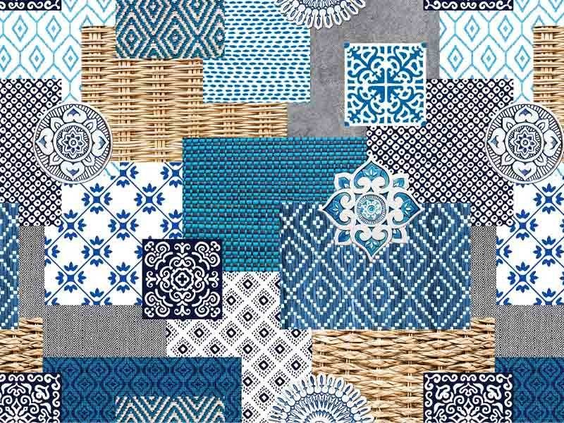 Obrus Ceratowy Ornament Patchwork Fantastik 8046-1