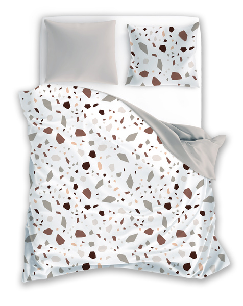 Komplet Pościeli Satyna Bawełniana 160x200+ 2x70x80 Boho 001 