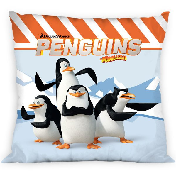 Poszewka Pingwiny z Madagaskaru 01 40x40 cm