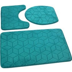 Dywaniki Łazienkowe Sumba Szmaragdowy Morski 31 - Trzyczęściowy