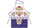Fartuszek Kuchenny Folk K2267A Granatowy