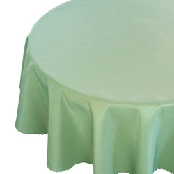 Obrus Plamoodporny I Deszczyk Oliwkowy Okrągły