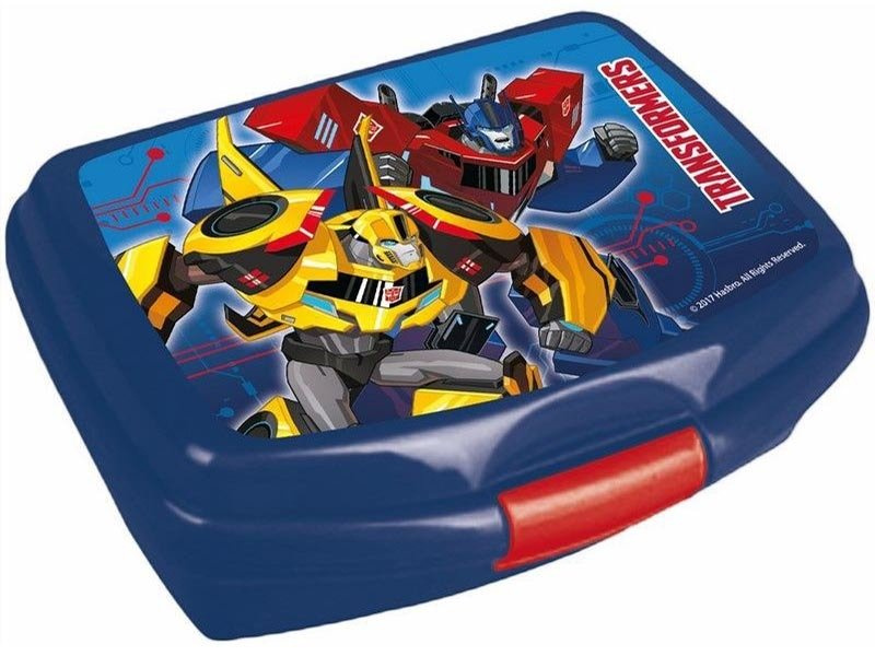 Szkolny Zestaw Śniadaniowy Lunchbox z Bidonem Transformers 2017