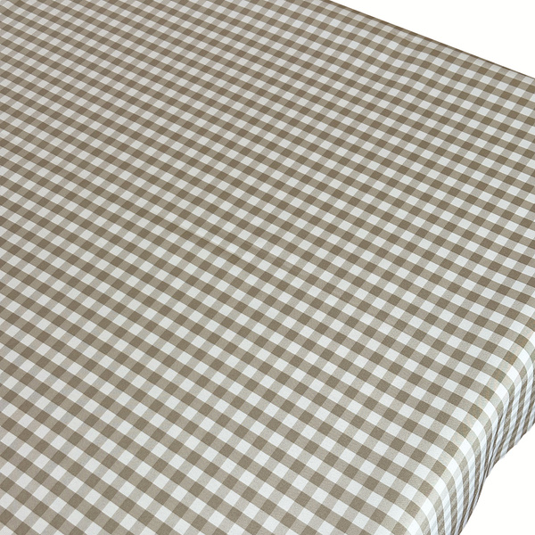 Obrus Plamoodporny Greta Druk Krata Beżowy