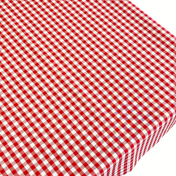 Obrus Plamoodporny Greta Druk Krata Czerwony