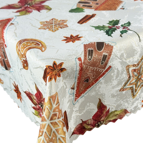 Obrus Plamoodporny Druk Boże Narodzenie Ginger Time