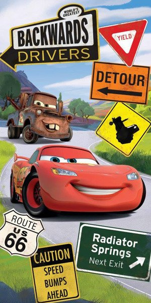 Ręcznik Bawełniany 70x140 cm Disney Cars 06