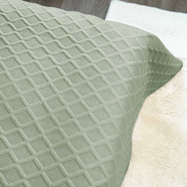 Dwustronna Narzuta Parla 3D Zielony 180x220 Bez Poszewek