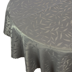 Obrus Plamoodporny 154 Grafit Listki Okrągły